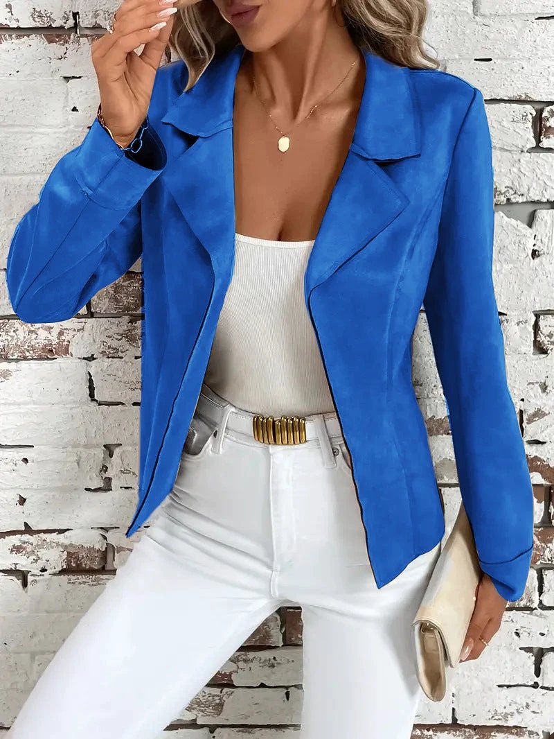 Autumn And Winter Elegant Slim Slimming Women's Jacket Cardigan Jacket by GJG Denim