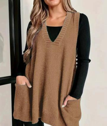 Loose Plus Size Sleeveless Pullover Casual Fashion by GJG Denim