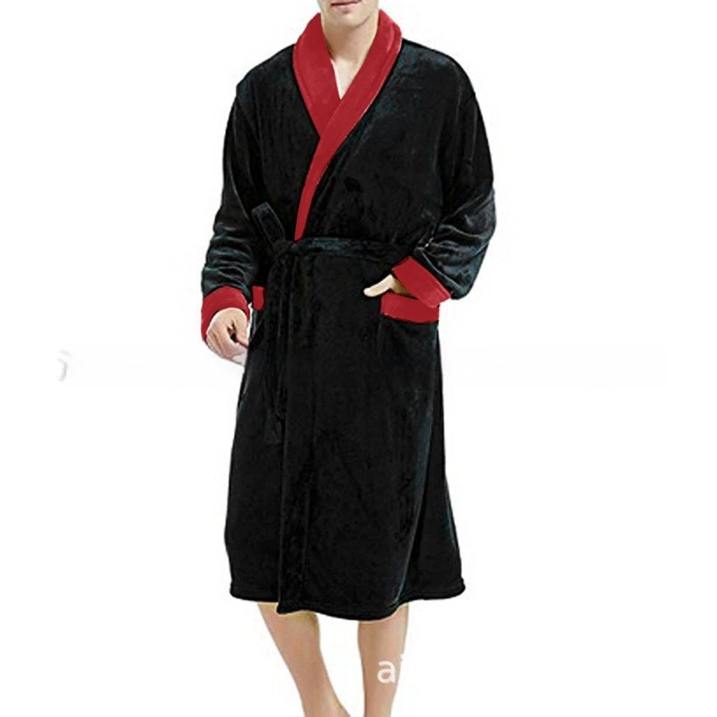 Men's Long Sleeve Robe by GJG Denim