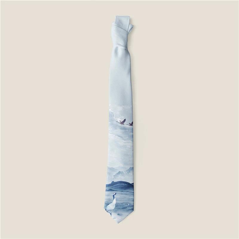 Men's Creative Print Tie by GJG Denim