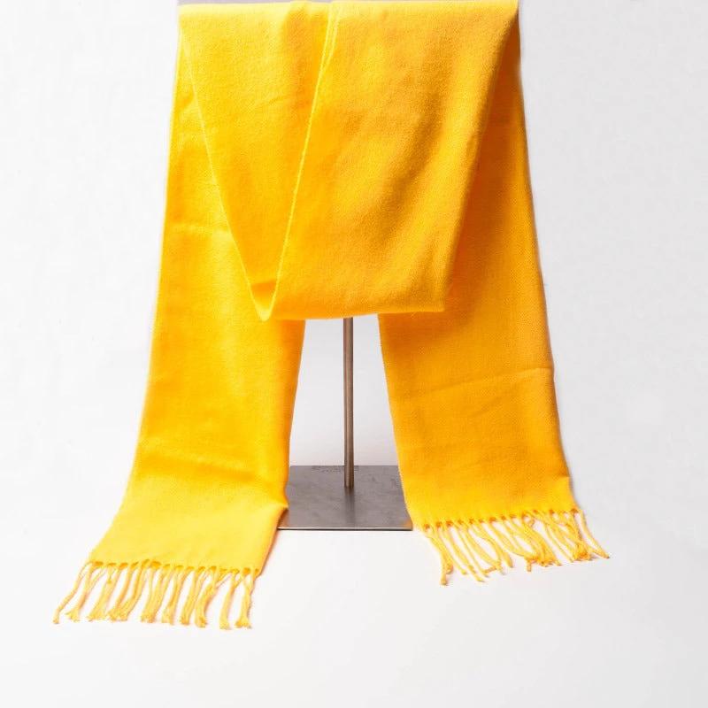 Men's Fashion Simple Thickened Imitation Cashmere Scarf by GJG Denim