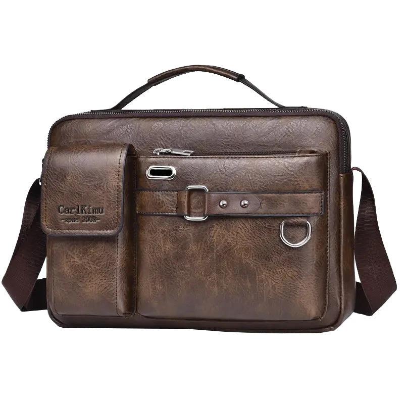 Men's Casual Crossbody Commuter Shoulder Bag by GJG Denim