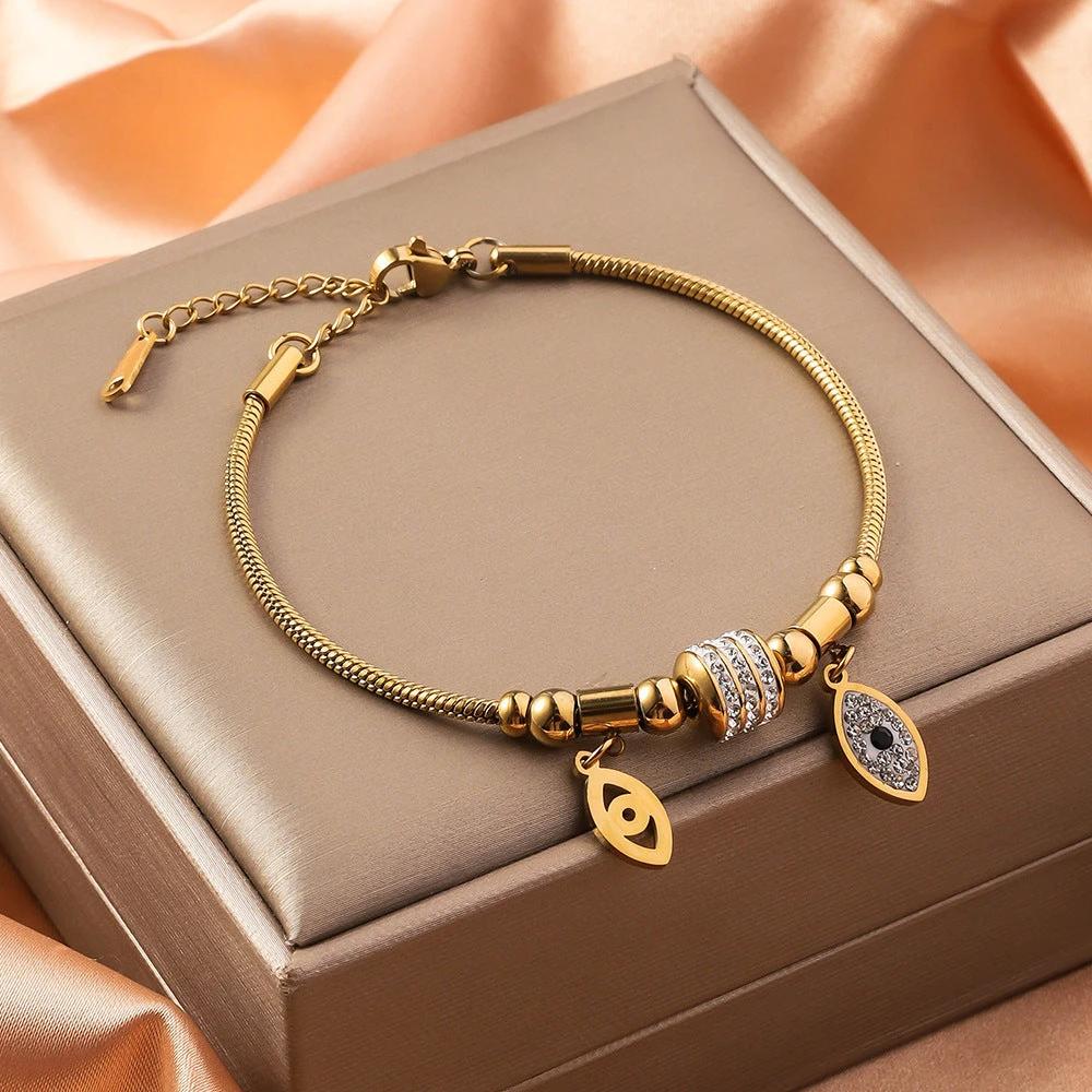 Stainless Steel Bracelet 18K Vacuum Plating by GJG Denim