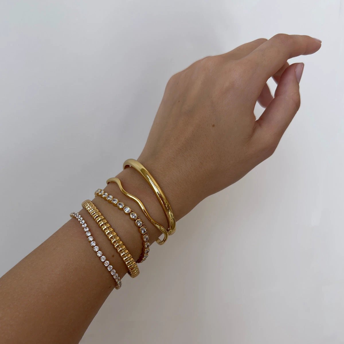 Stainless Steel Bracelet For Women by GJG Denim