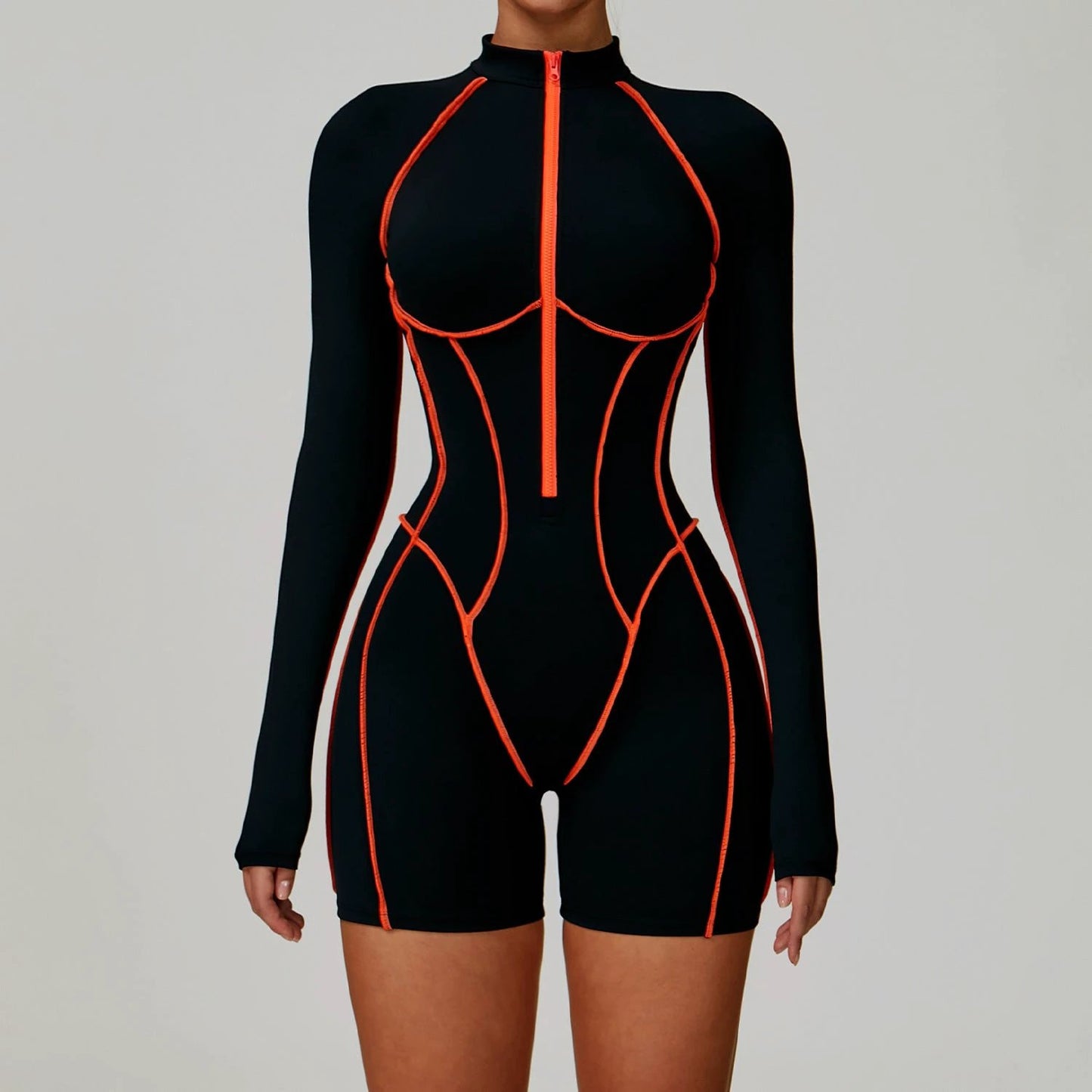 Tight Workout Clothes High-strength Sports Jumpsuit 9318 by GJG Denim