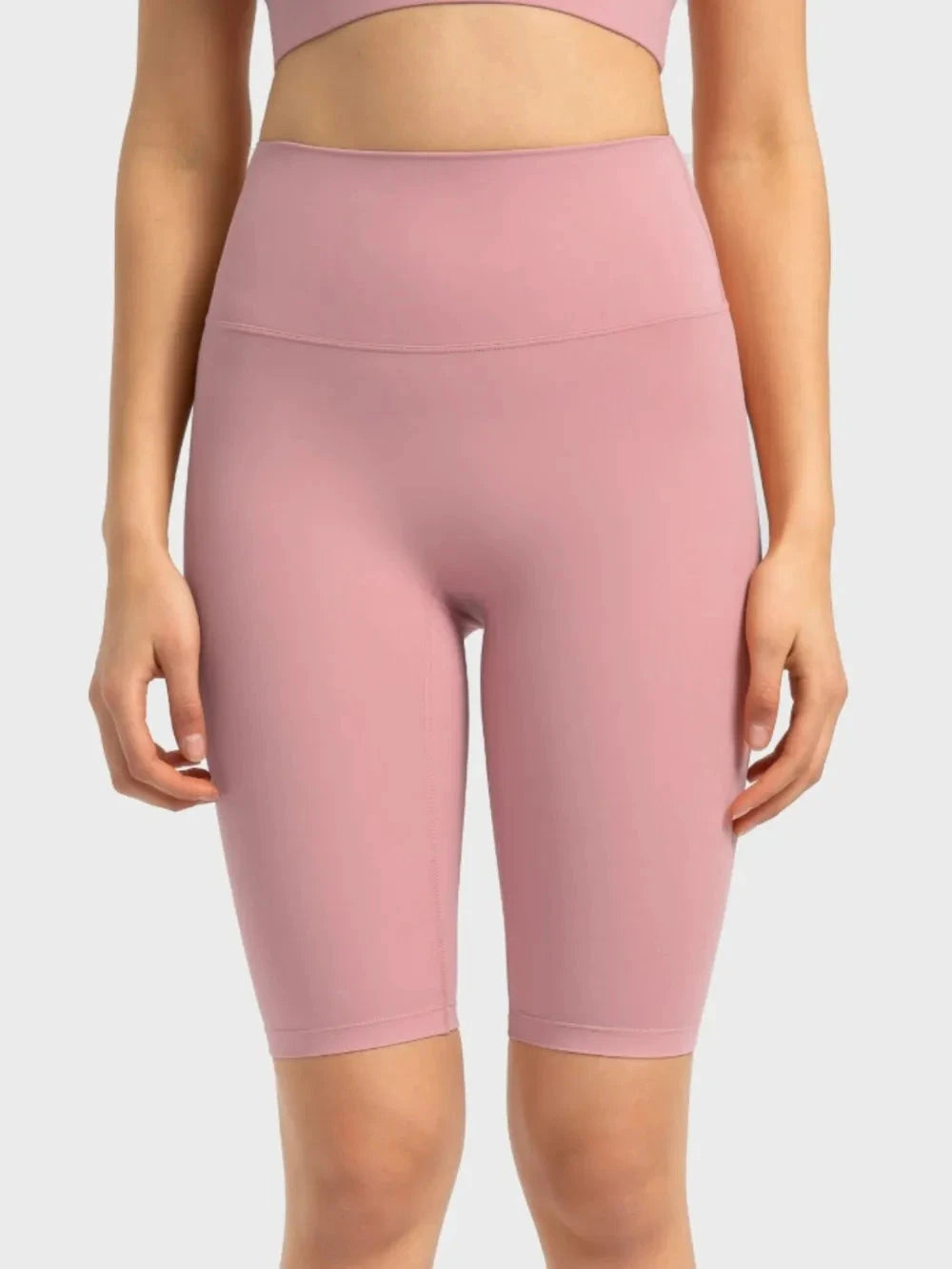Millennia High Rise Wide Waistband Active Shorts by Lady Ros