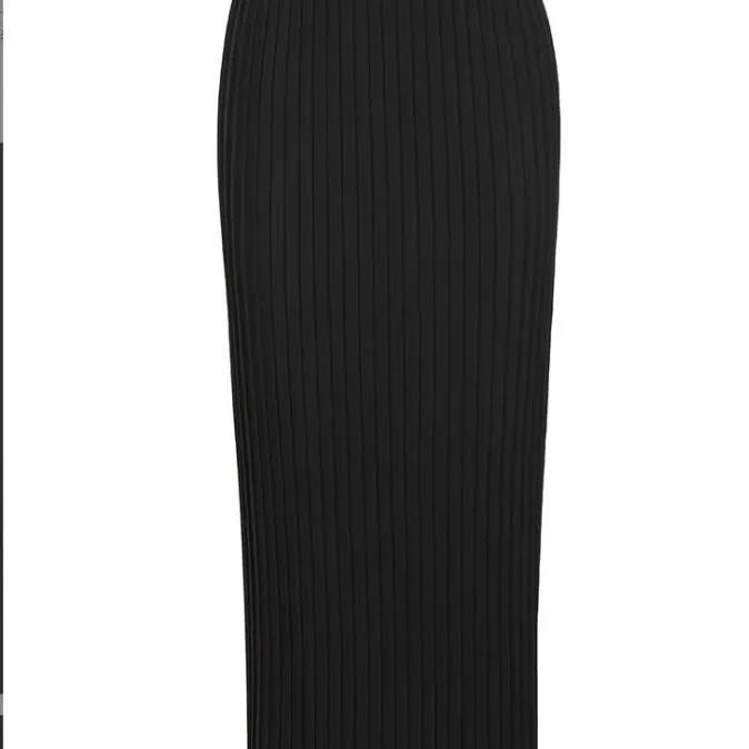 New Style Outerwear Casual Fashionable Versatile Midi Skirt In Light Gray by GJG Denim