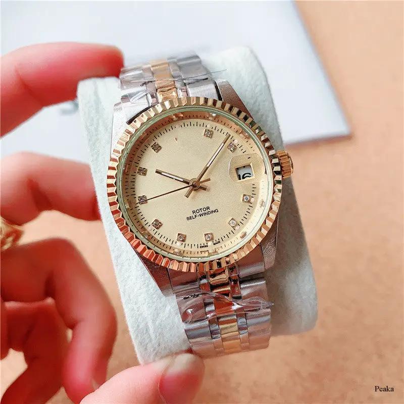 Stainless Steel Mechanical Watch For Men by GJG Denim