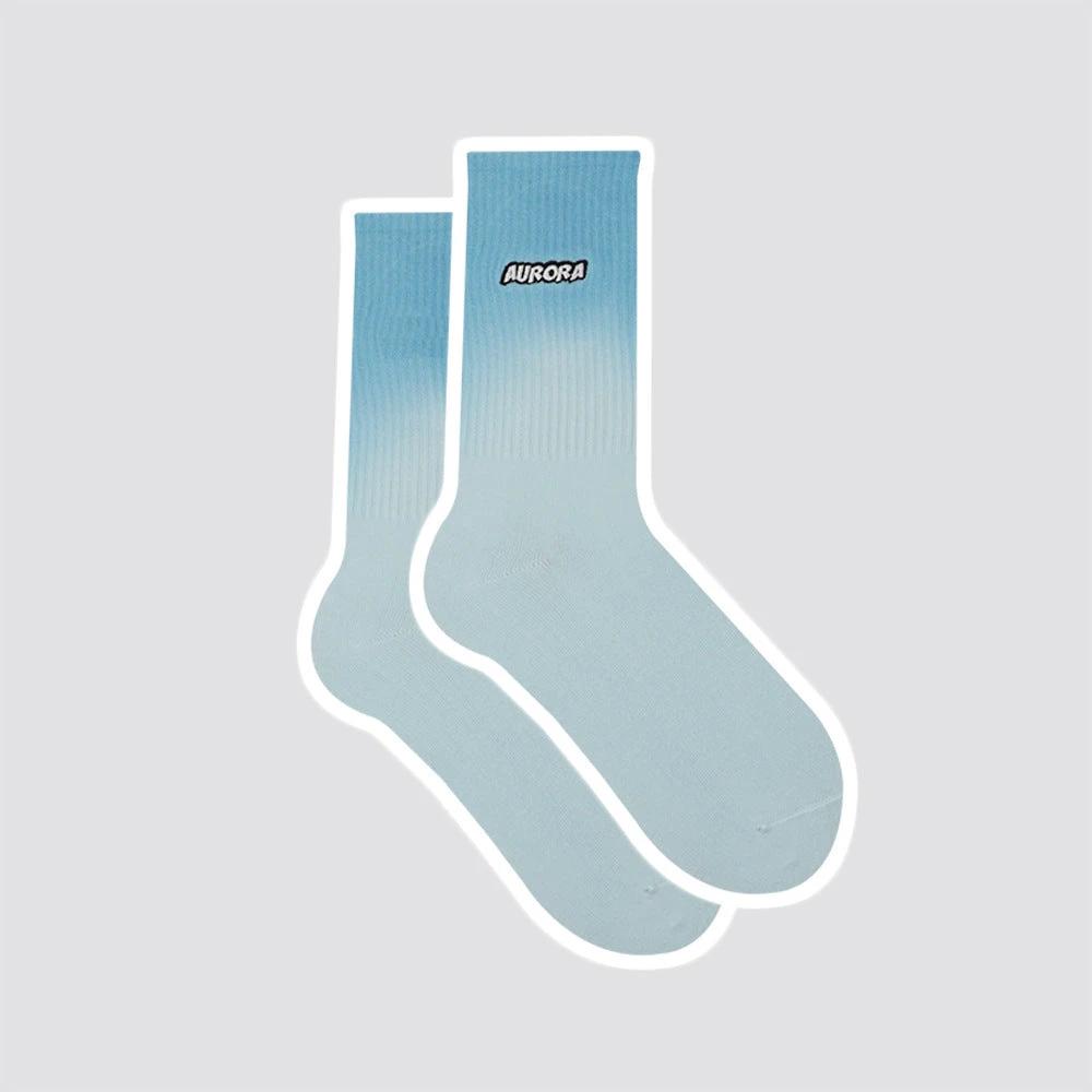 Men's Trendy Sports Dyed Cotton Tube Socks by GJG Denim