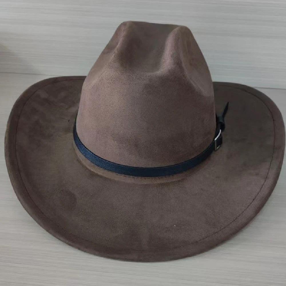 Men's Curved Edge Western Cowboy Hat by GJG Denim