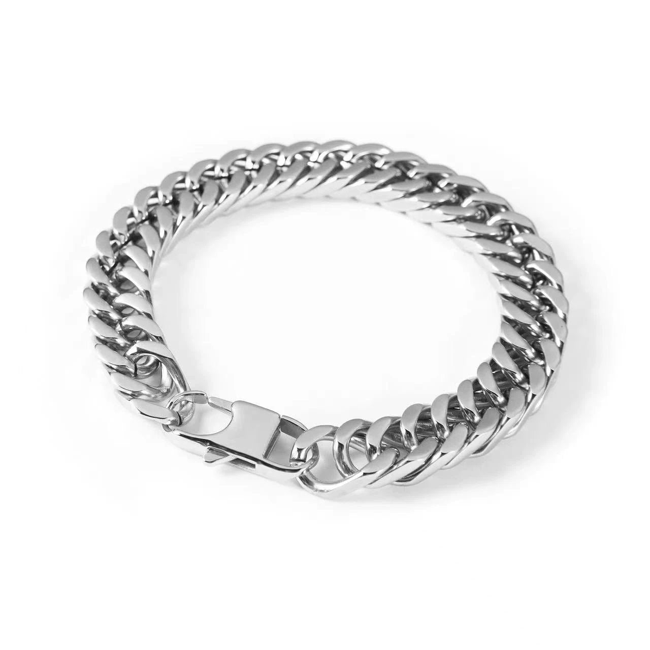 Mens Trendy Titanium Steel Bracelet by GJG Denim