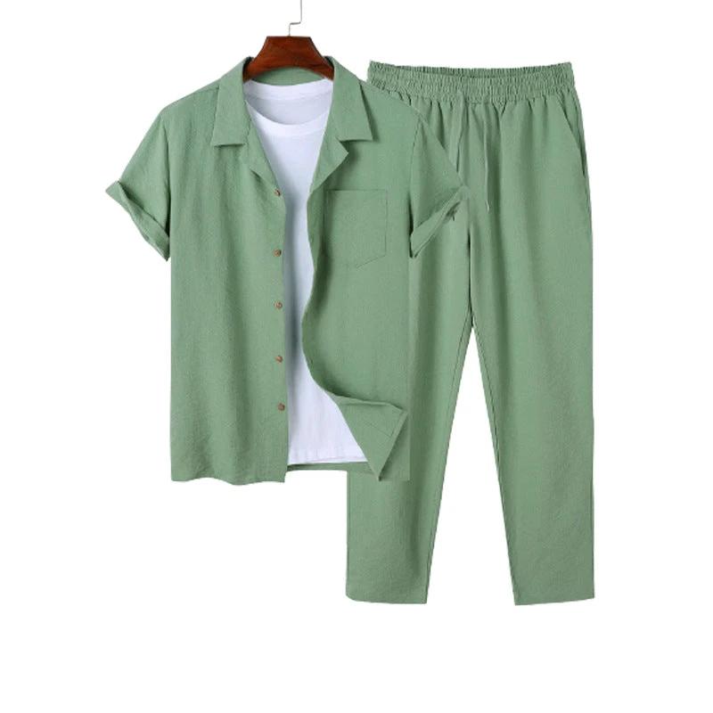Men's Linen Set by GJG Denim