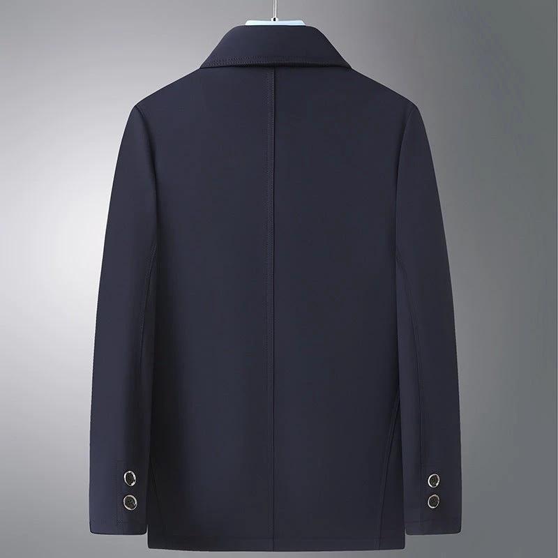 Men's Turn-down Collar Coat by GJG Denim