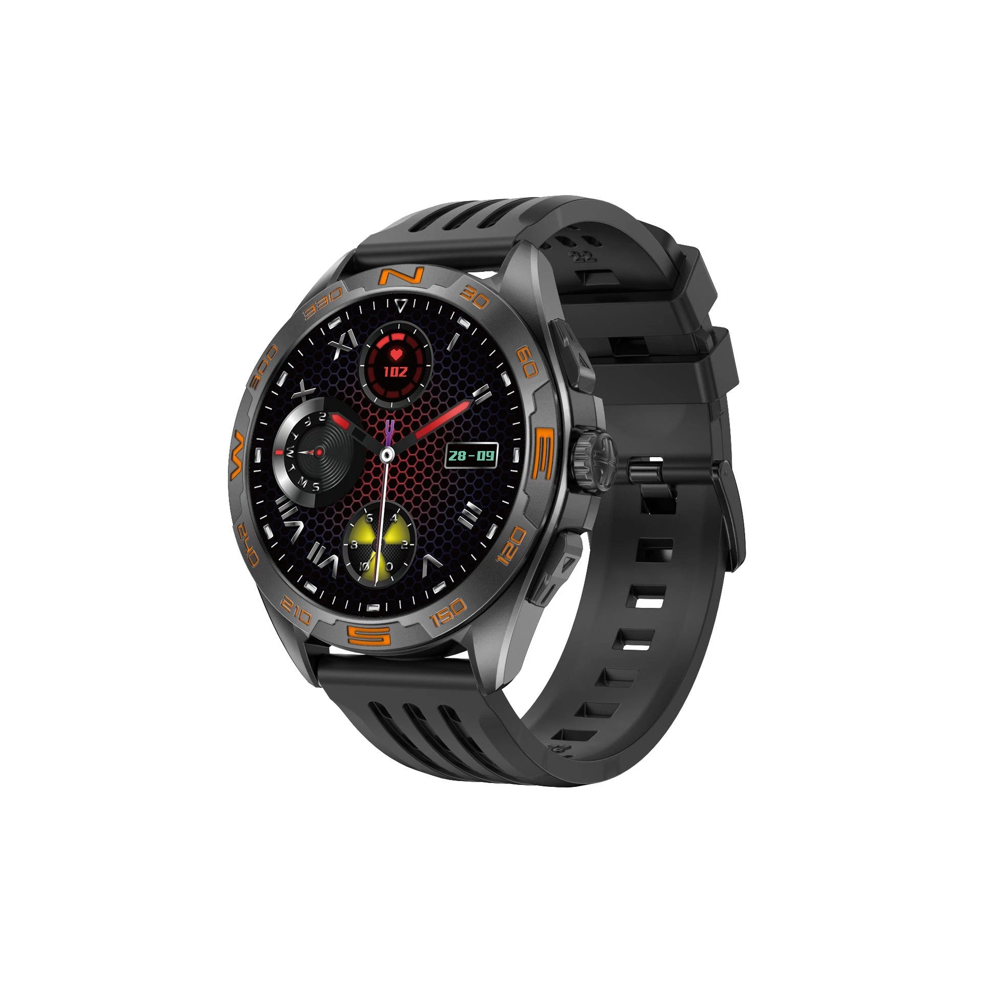 Men's Blood Pressure Measurement And Heart Rate Smart Watch by GJG Denim