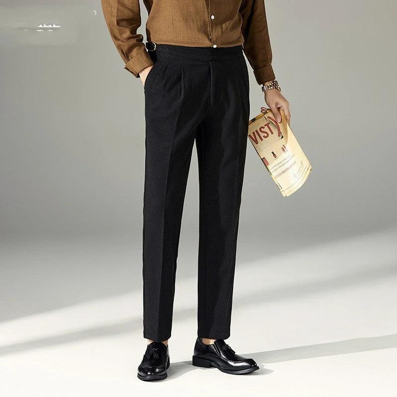 Men's Slim Fit Business Casual Pants by GJG Denim