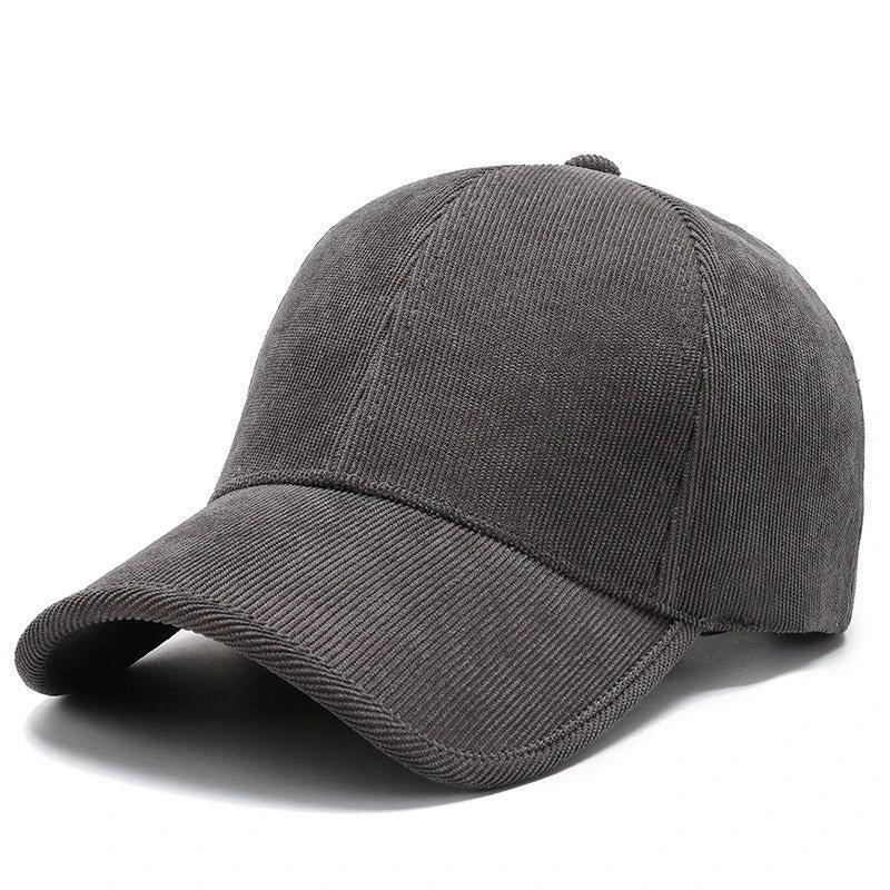 Four Seasons Corduroy Color Baseball Cap Casual by GJG Denim
