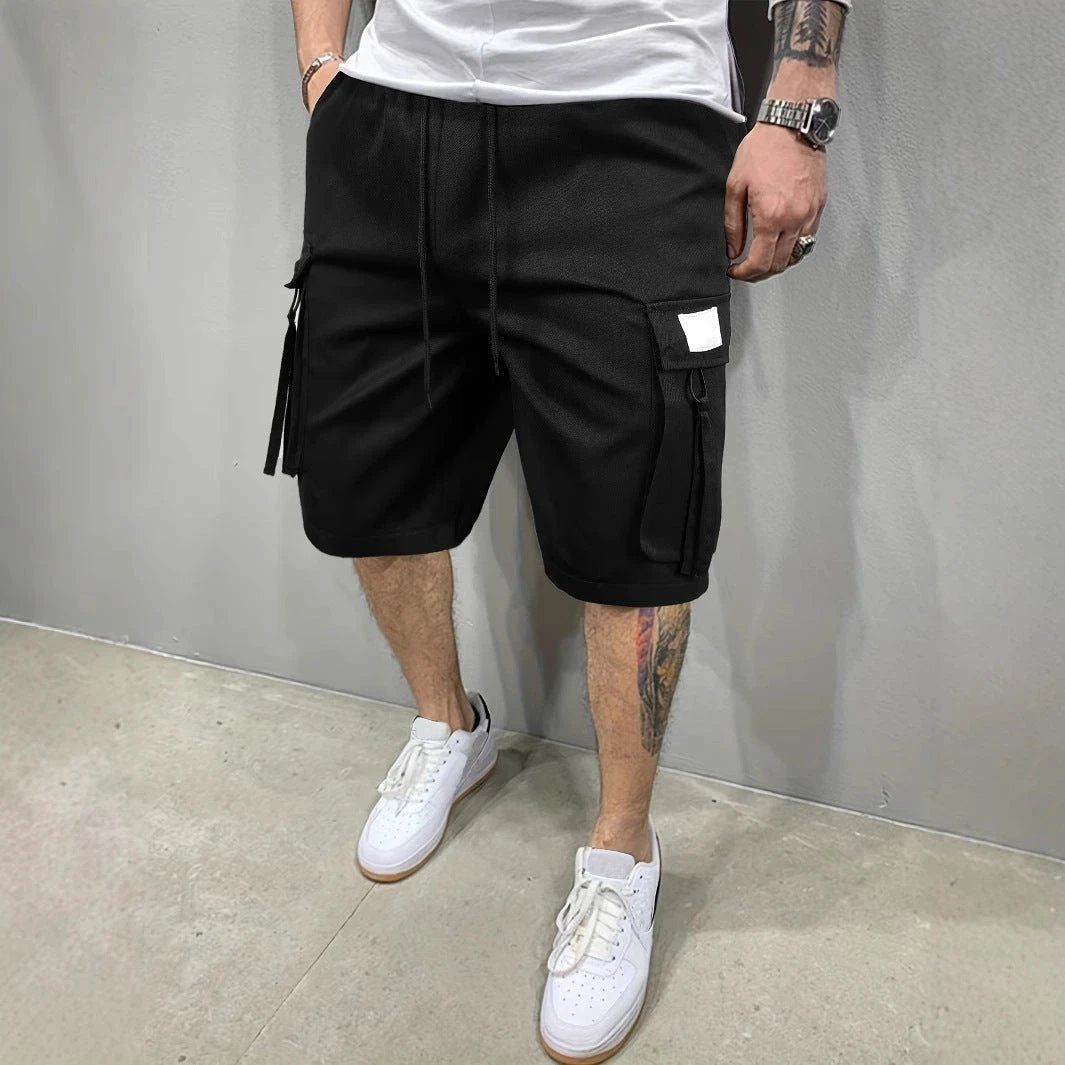 Men's Summer Korean Style Trendy Sports Casual Shorts by GJG Denim