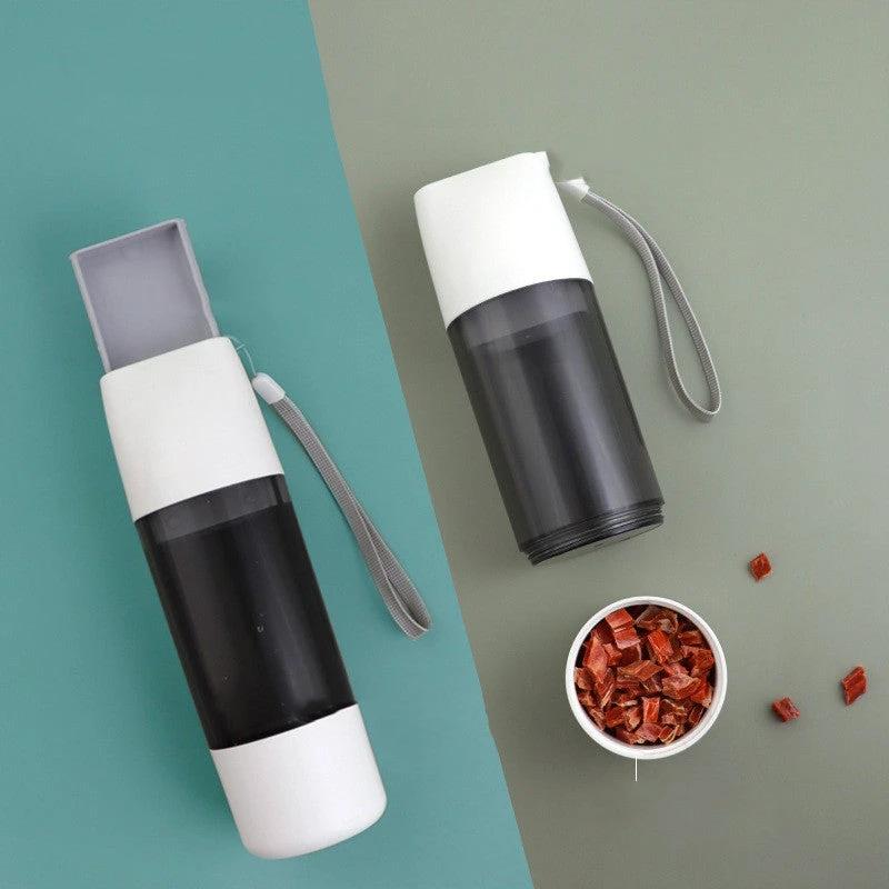 Portable Dog Water Bottle 350ml Water Food Container For Dog Pets Feeder Bowl Outdoor Travel Drinking Bowls Water Dispenser by GJG Denim