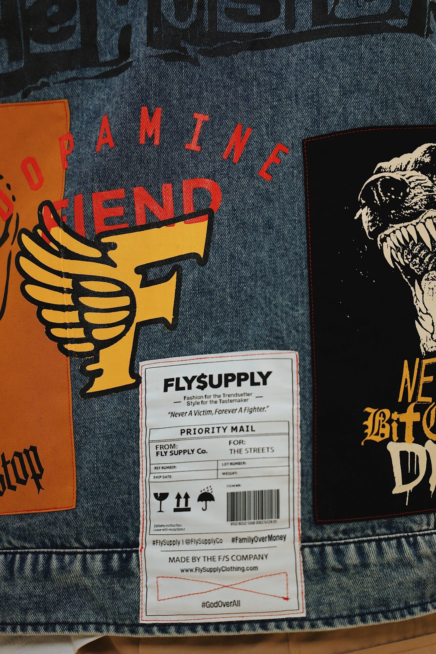 New Rich Denim Jacket (Denim) by Fly Supply Co