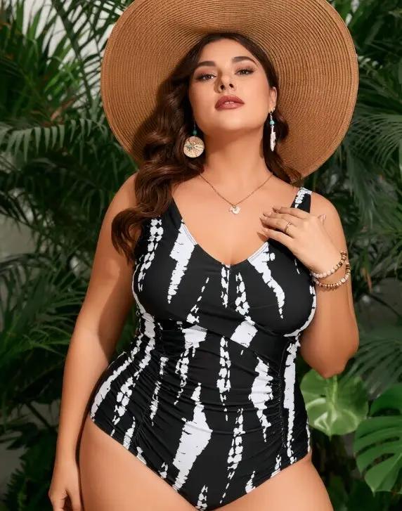 Women's One-piece Casual Swimsuit by GJG Denim
