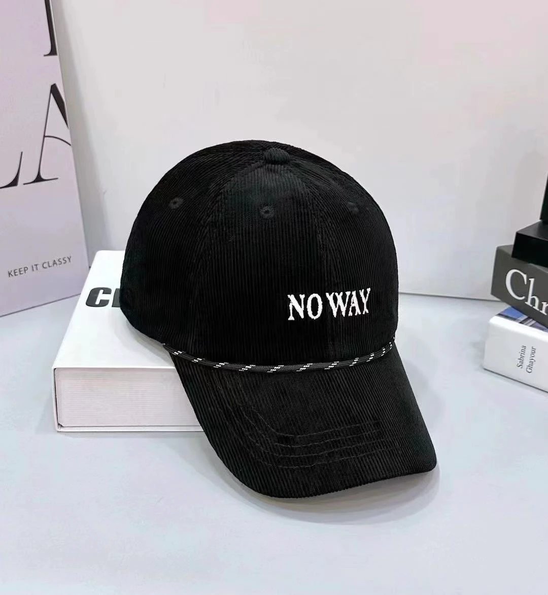 Wide-brim Baseball Cap For Men by GJG Denim
