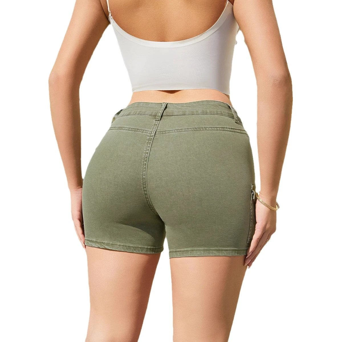 Stylish And Minimalist Womens Denim Shorts by GJG Denim
