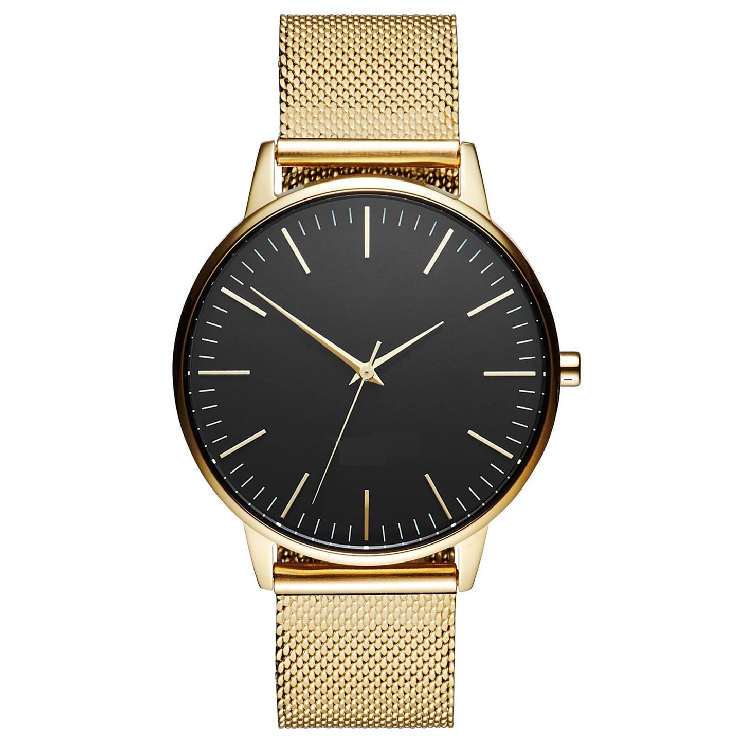 Casual Ultra-thin Fashion Quartz Watch With A Metal Mesh Band For Men by GJG Denim