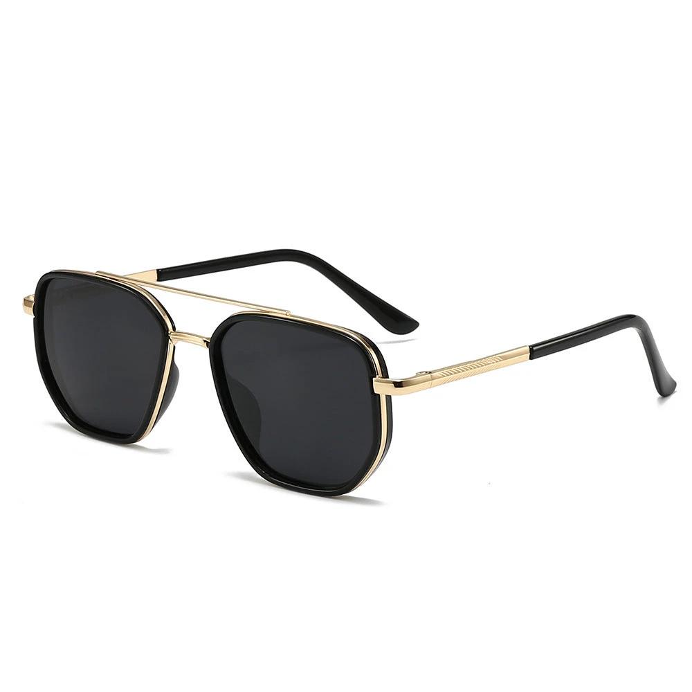 Men's UV-Protective Metal Sunglasses by GJG Denim