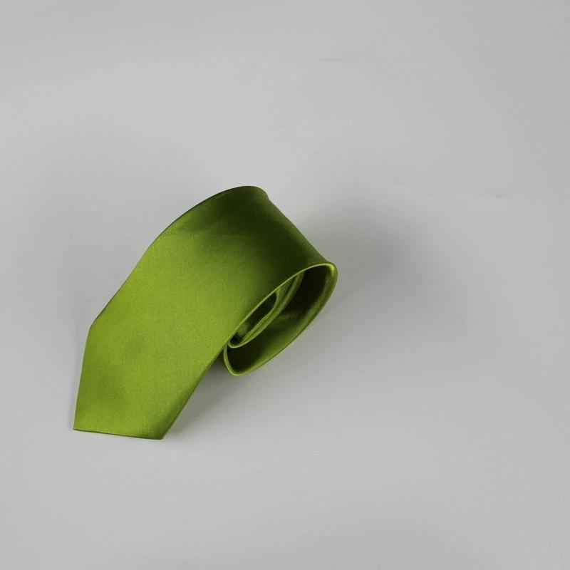 Men's 8cm Plain Suit Tie by GJG Denim
