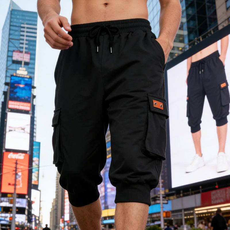 Mens Loose-Fit Casual Shorts by GJG Denim