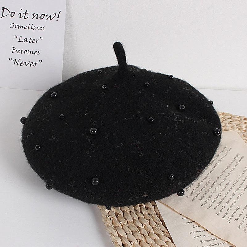 Beaded Princess Beret For Babies Or Children by GJG Denim