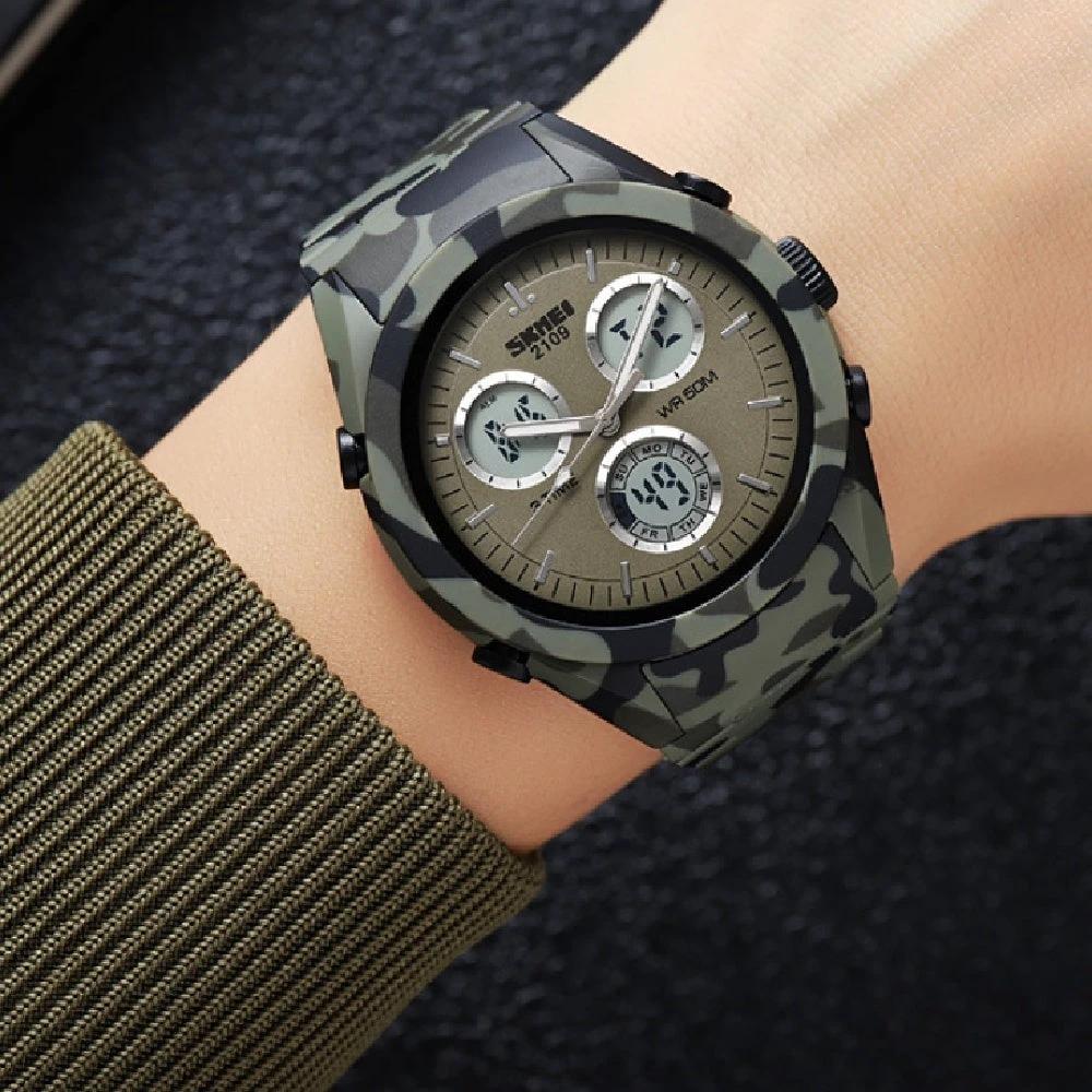 Men's Electronic Casual Watch by GJG Denim