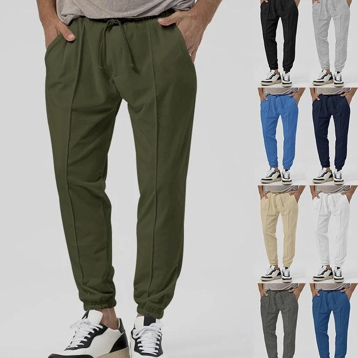 Men's Casual Track Loose Tappered Sweatpants by GJG Denim