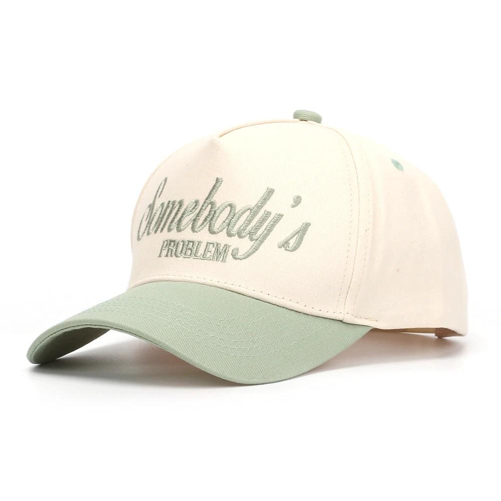Men's "Somebody's Problem" Baseball Cap by GJG Denim