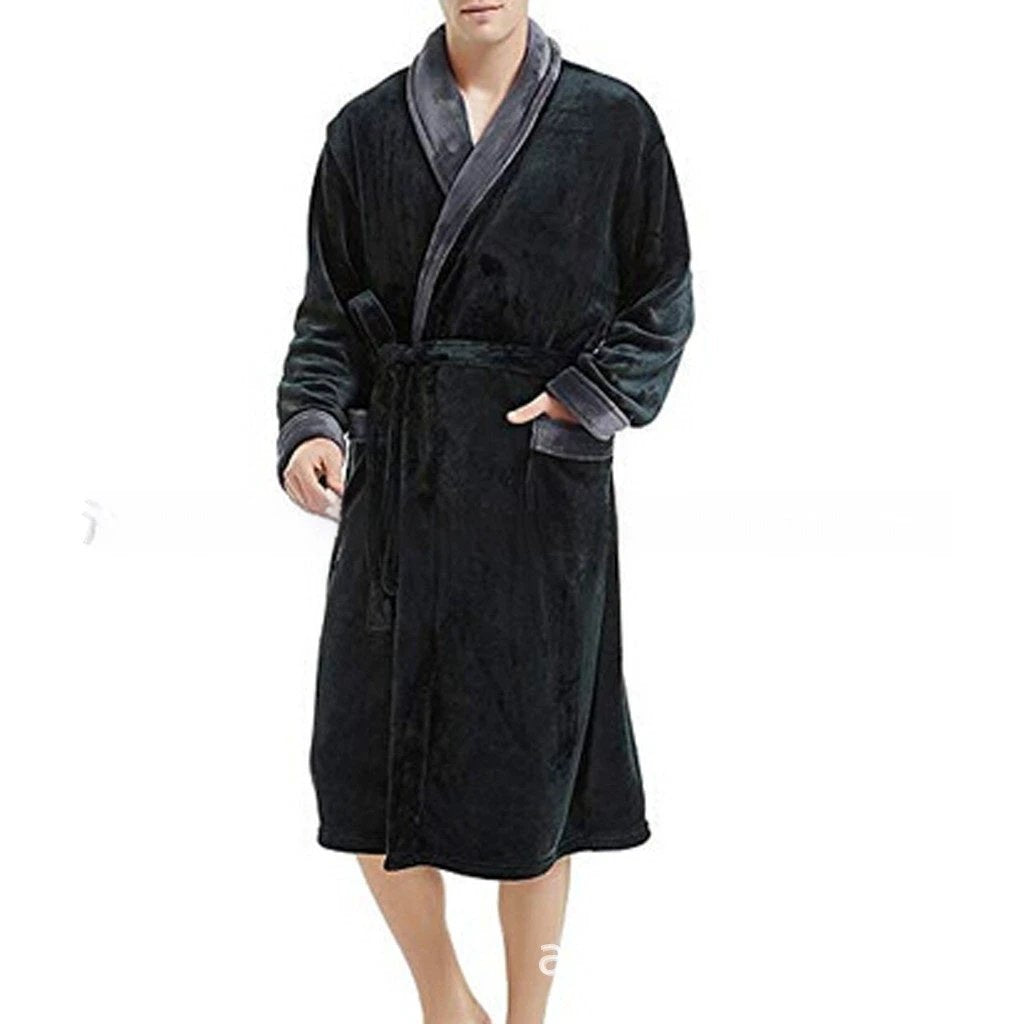 Men's Long Sleeve Robe by GJG Denim