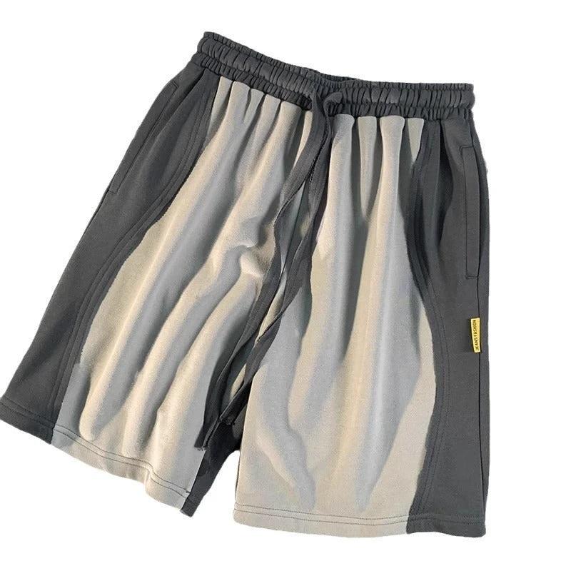 Loose American Retro 56 Points Sports Shorts Men by GJG Denim