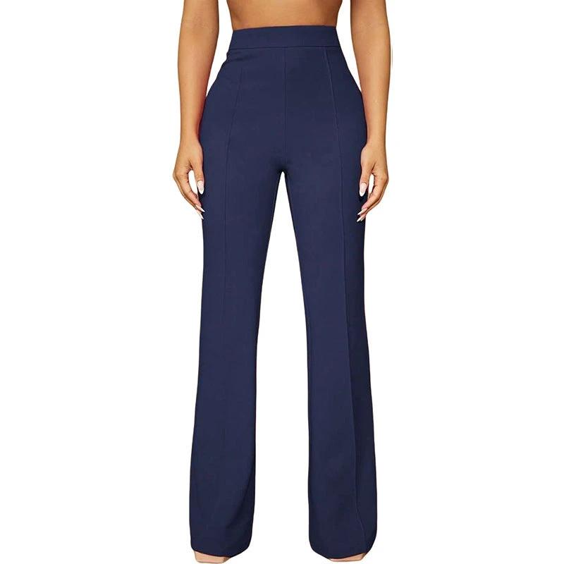 High Waist All-matching Fashion Business Commute Fall Women's Clothing Casual Business Pants Trousers by GJG Denim