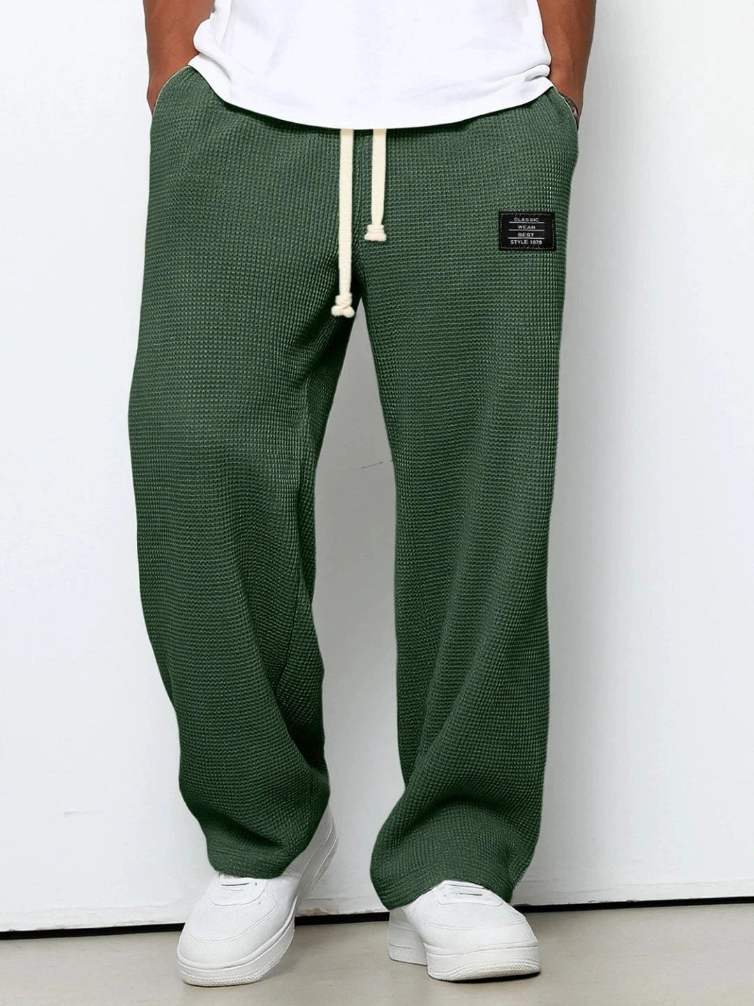 Men's Loose Straight Leg Casual Sweats by GJG Denim