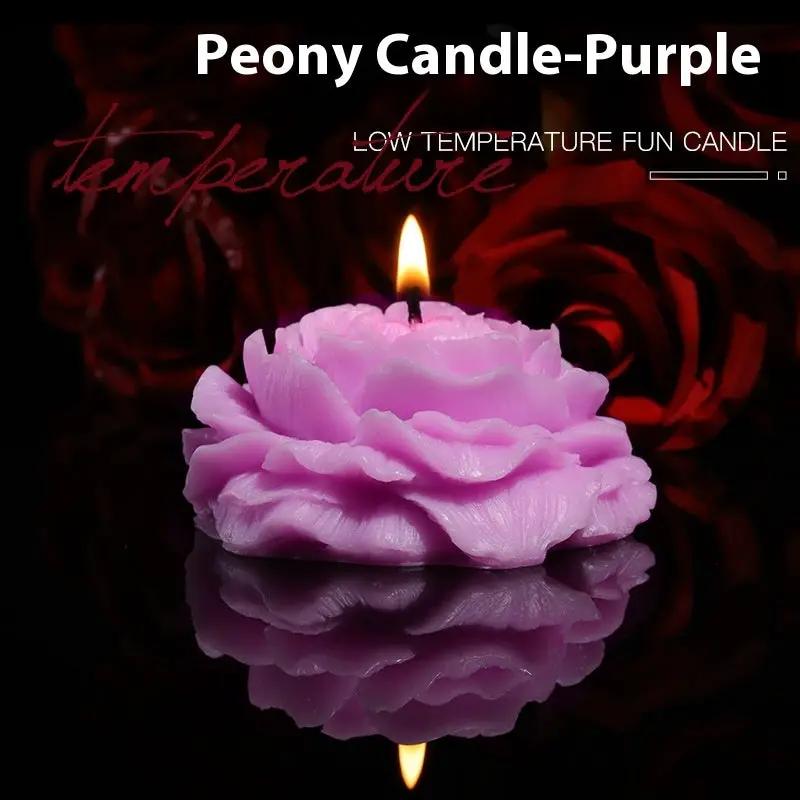 Low Temperature Candles Rose Flower Fragrance by GJG Denim