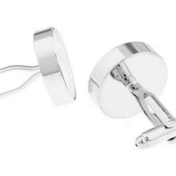 Lucky Spin Round Cufflinks For Men by GJG Denim