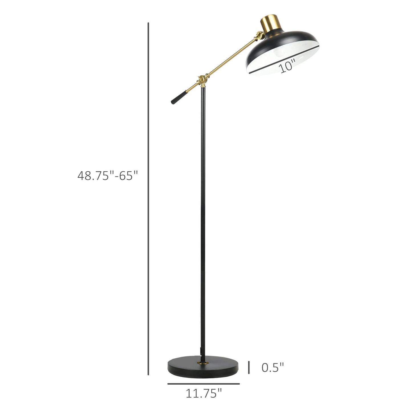 Adjustable Floor Lamp For Living Room by GJG Denim