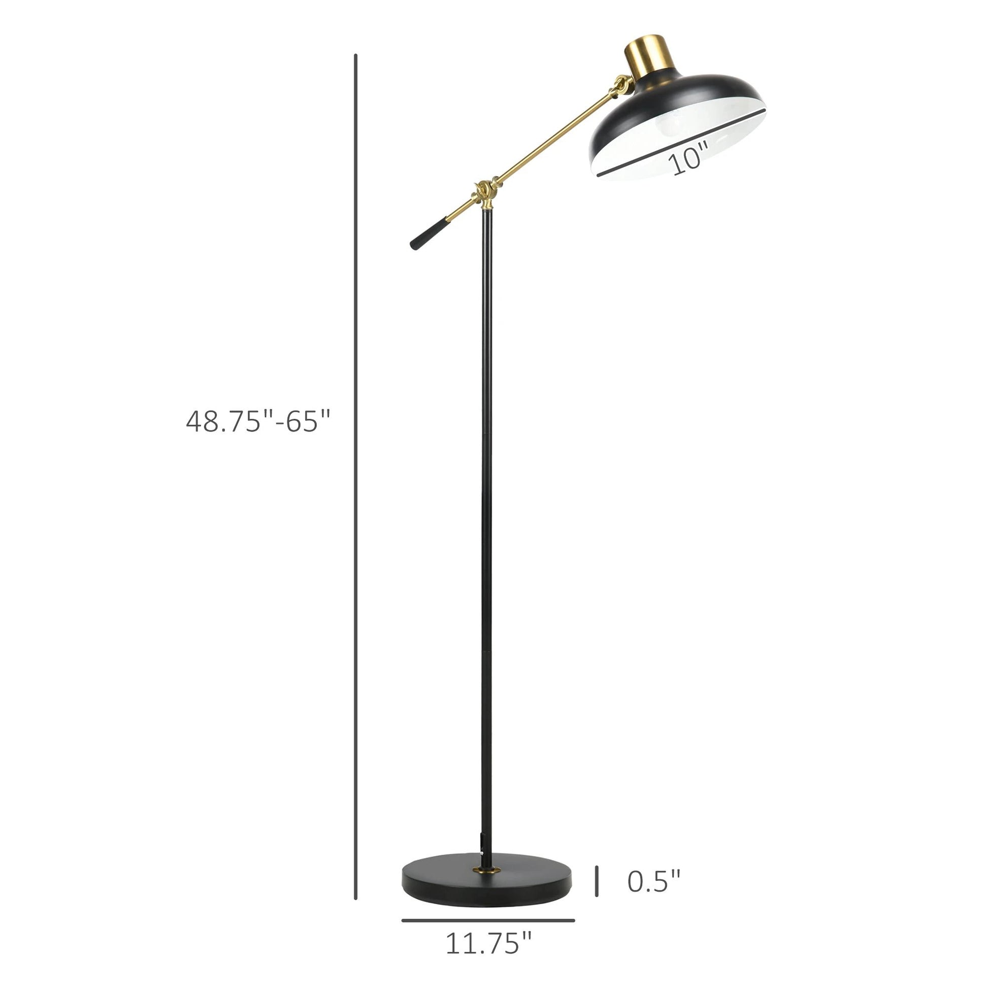 Adjustable Floor Lamp For Living Room by GJG Denim