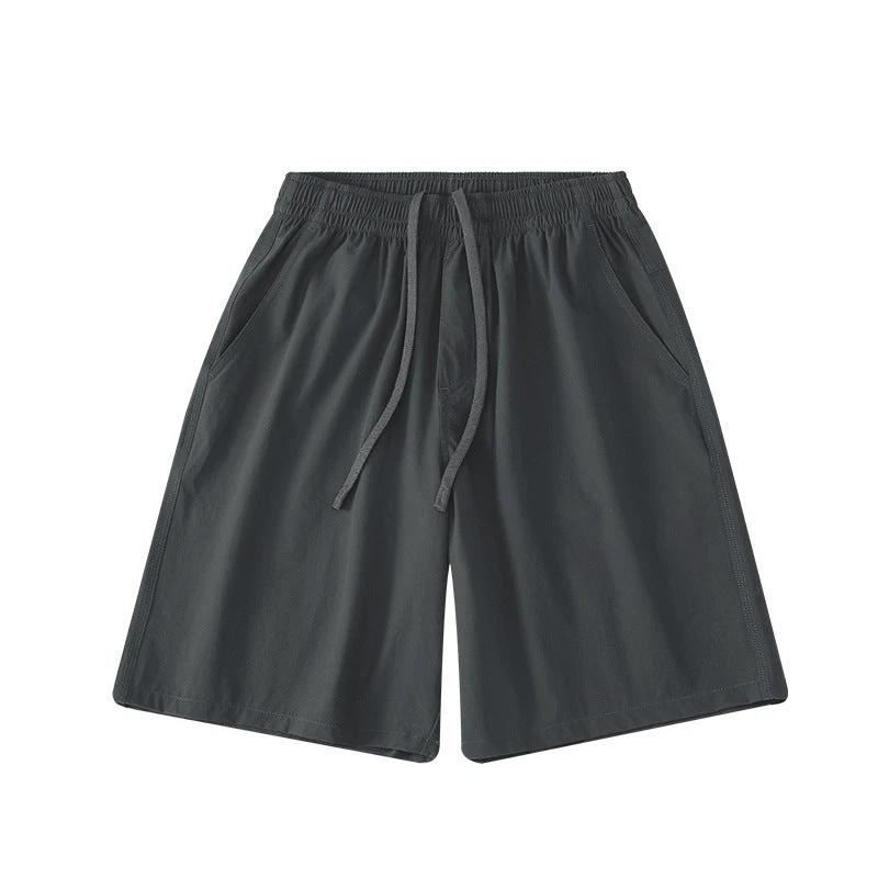 Summer Three-proof Leisure Nylon Full Elastic Force Fiber Lightweight Fashionable Fifth Pants by GJG Denim