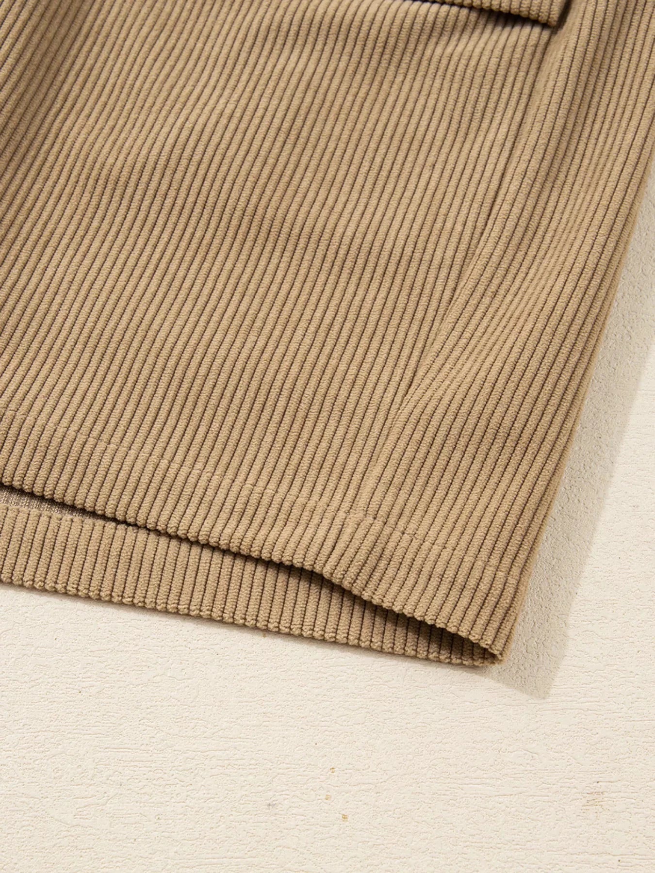 Corduroy Buttoned Front Mini Skirt by Lady Ros