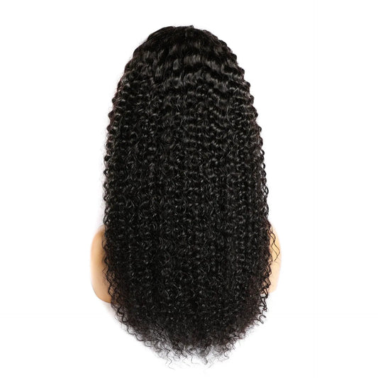 Curly Human Hair Wig Lace Hair Products by GJG Denim