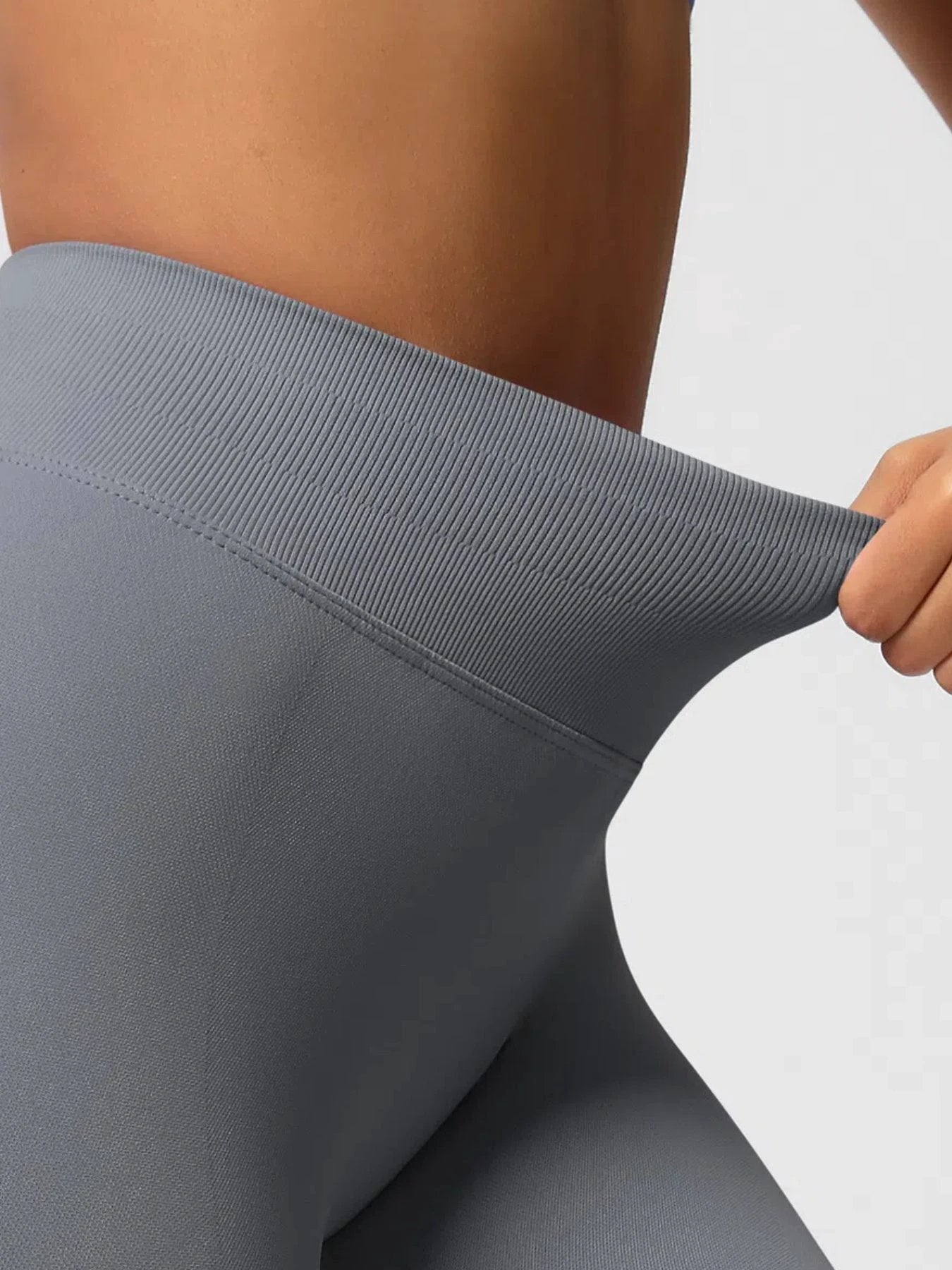 Sexy High Elastic Women's Solid Tights High Waist Workout Yoga Leggings, Scrunch Butt Lifting Elastic Pants, Tummy Control Butt Lifting Workout Yoga Athletic Pants by GJG Denim