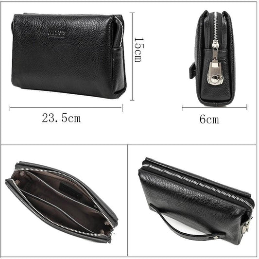 Men's First Layer Cattlehide Leather Bag by GJG Denim