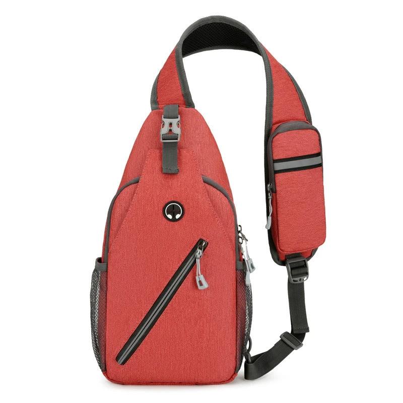 Multifunctional Men's Shoulder Crossbody Bag by GJG Denim