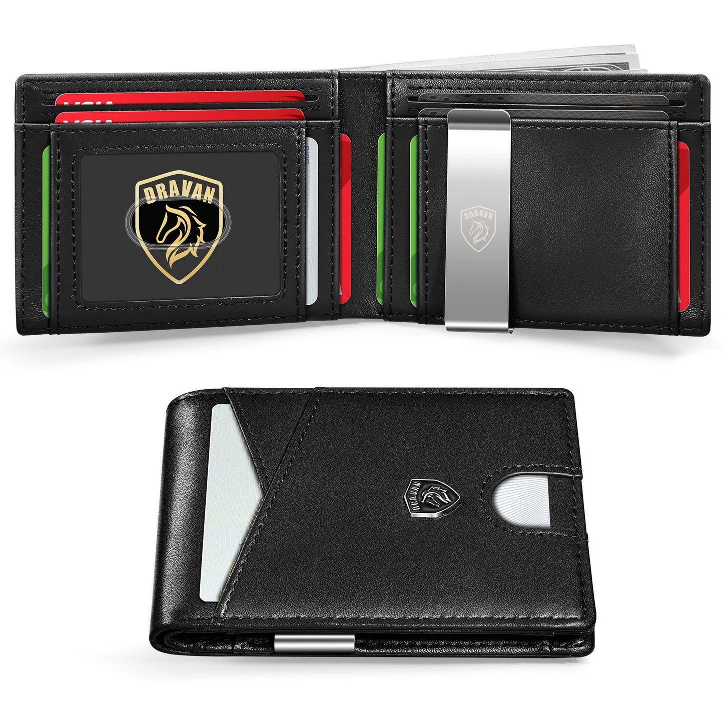 Men's Card Holder Portable Carbon Fiber by GJG Denim
