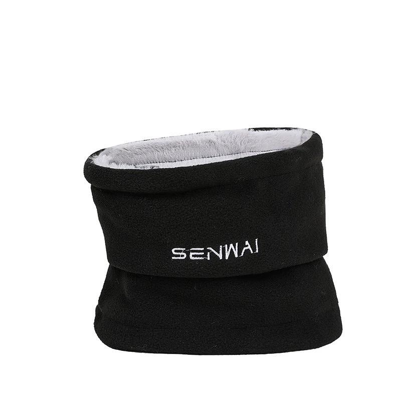 Men's Cold Proof And Warm Wind Proof Wool Hat or Neck Warmer by GJG Denim